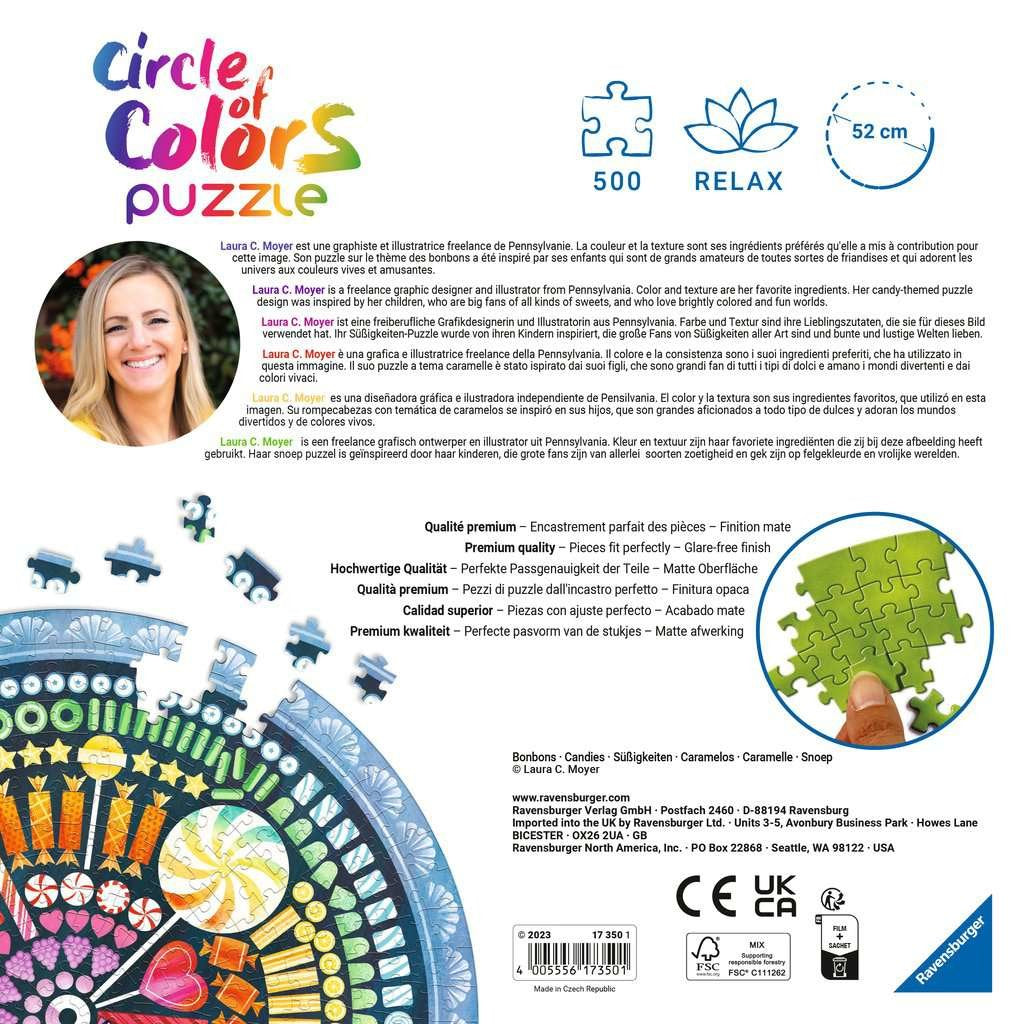 Ravensburger Puzzle Círculo De Colores Dulces Piezas: 50017350