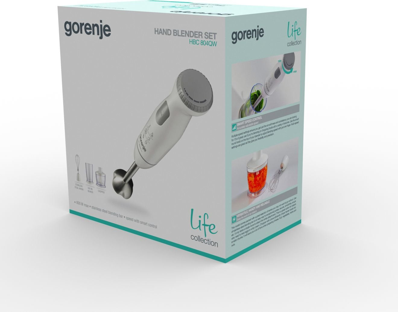 Gorenje Hbc804qw Blender, Hand, Power 800 W, White
