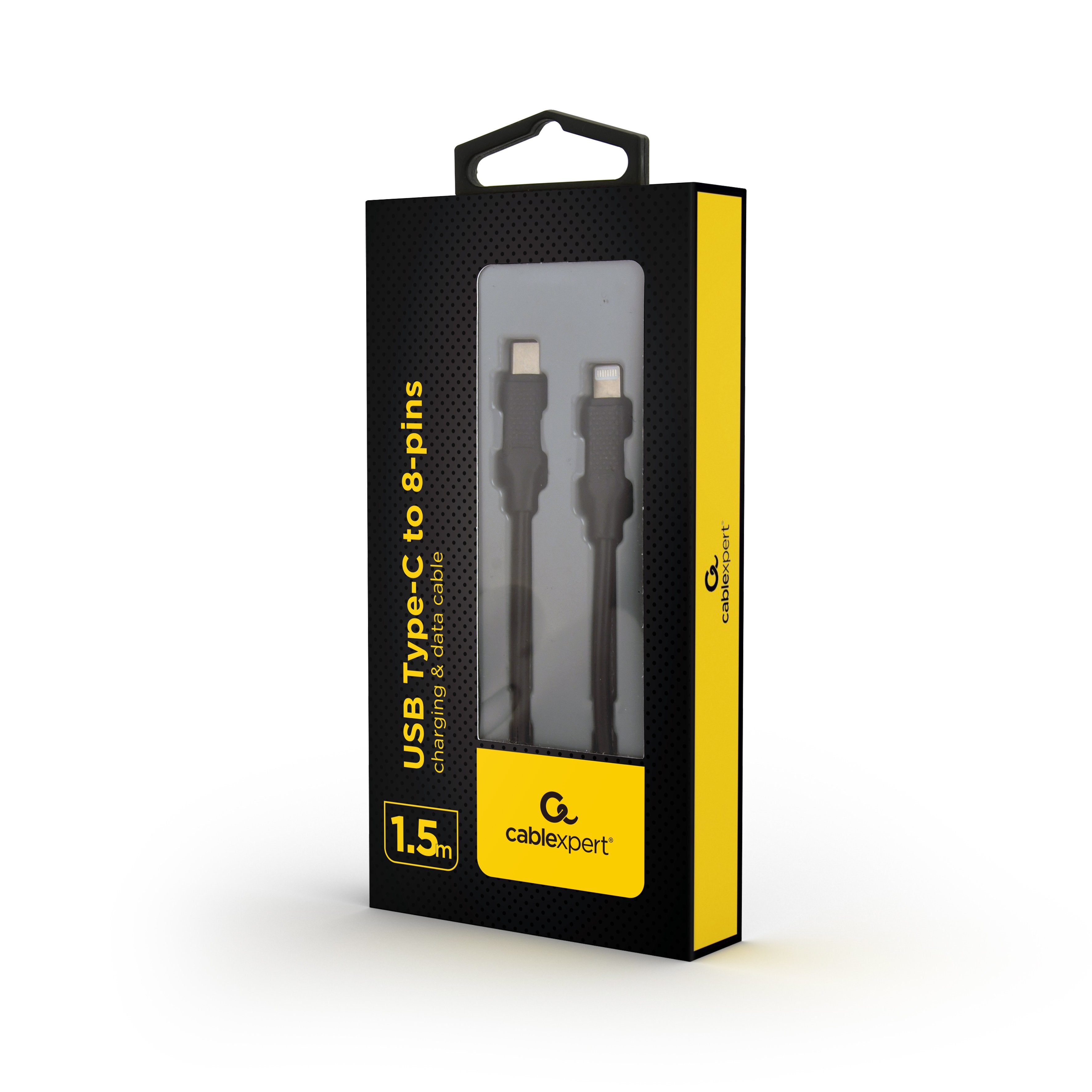 EAN 8716309121569 - Gembird CC-USB2-CM8PM-1.5M cable de conector Lightning 1,5 m Negro imagen 2