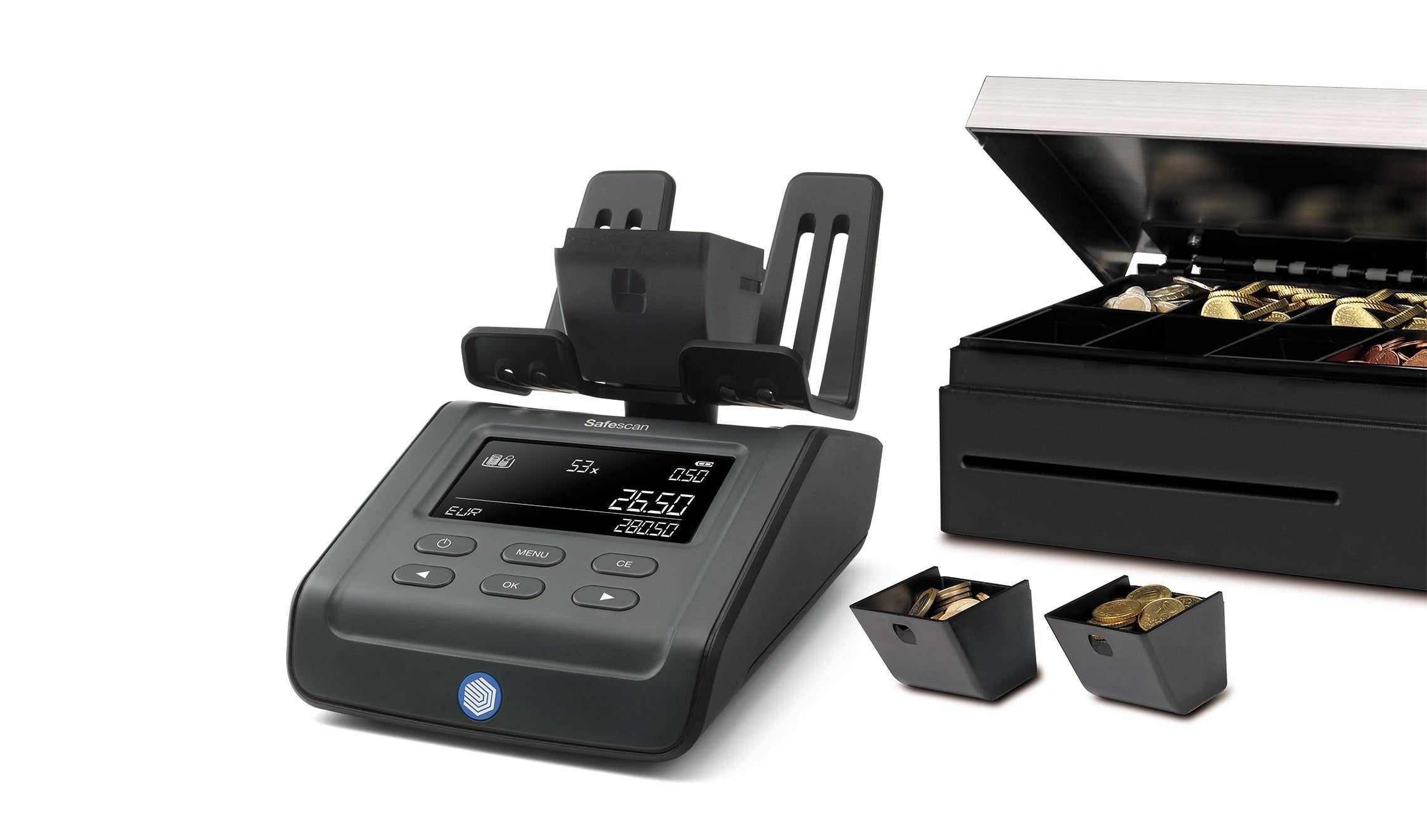 Safescan 6175 Balanza Contadora De Dinero - Cuenta Billetes Y Monedas Por Su Peso - Tambien Articulos No Monetarios