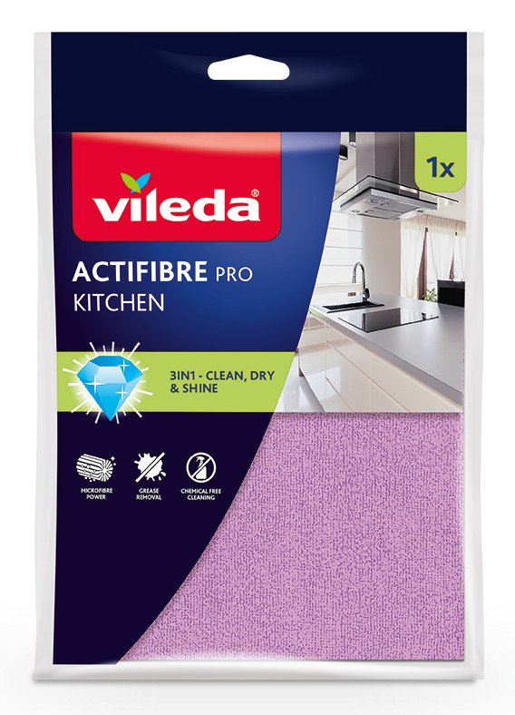 EAN 4023103266674 - Vileda Actifibre Pro Microfibra, Alcohol polivinílico (PVA) Púrpura 1 pieza(s) imagen 2