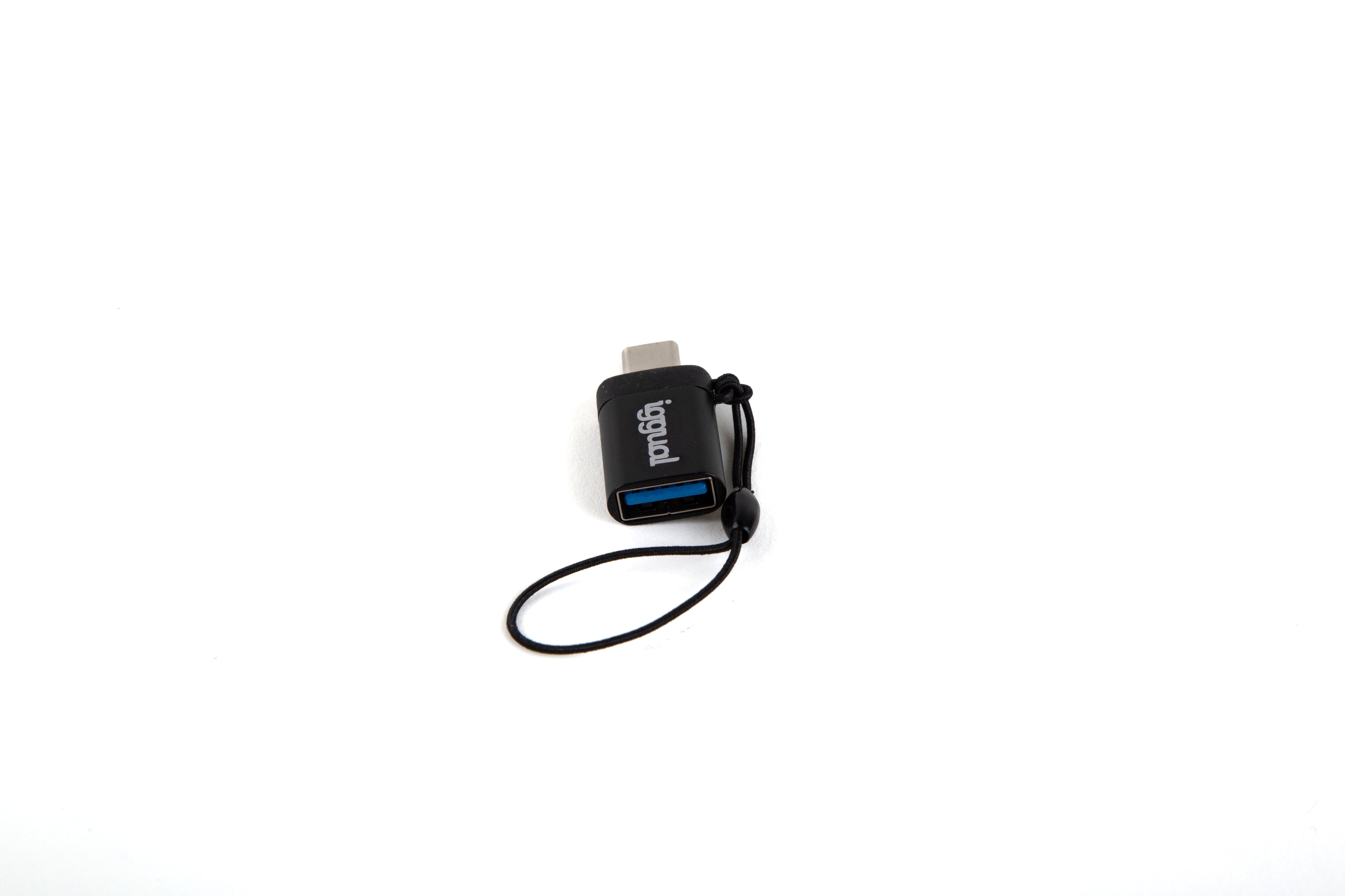 Iggual Adaptador Usb Otg Tipo C A Usb-A 3.1 Negro