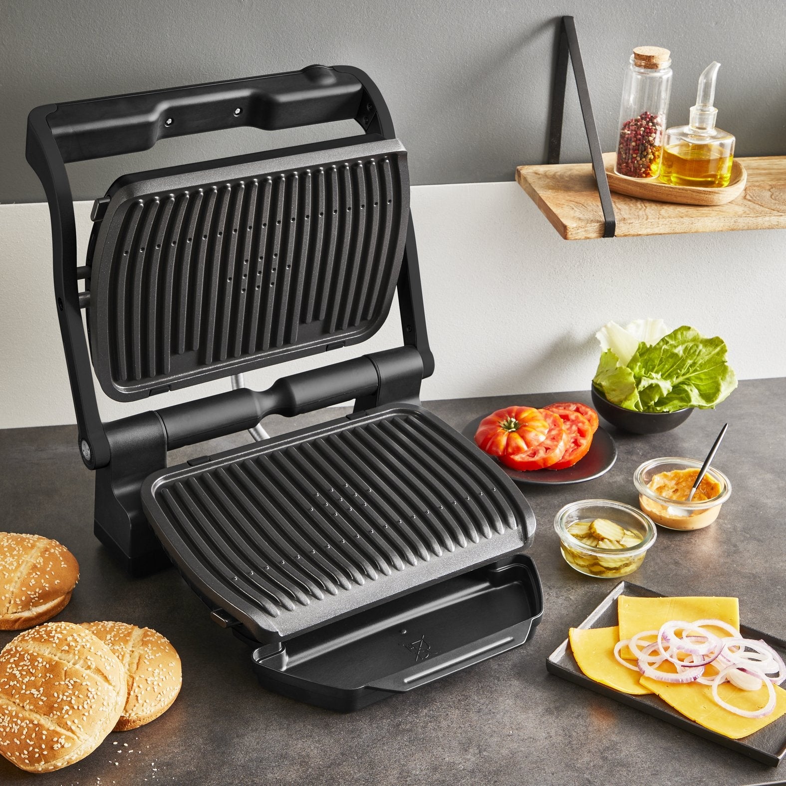 Tefal Tefal Optigrill+ Gc7178 Bk