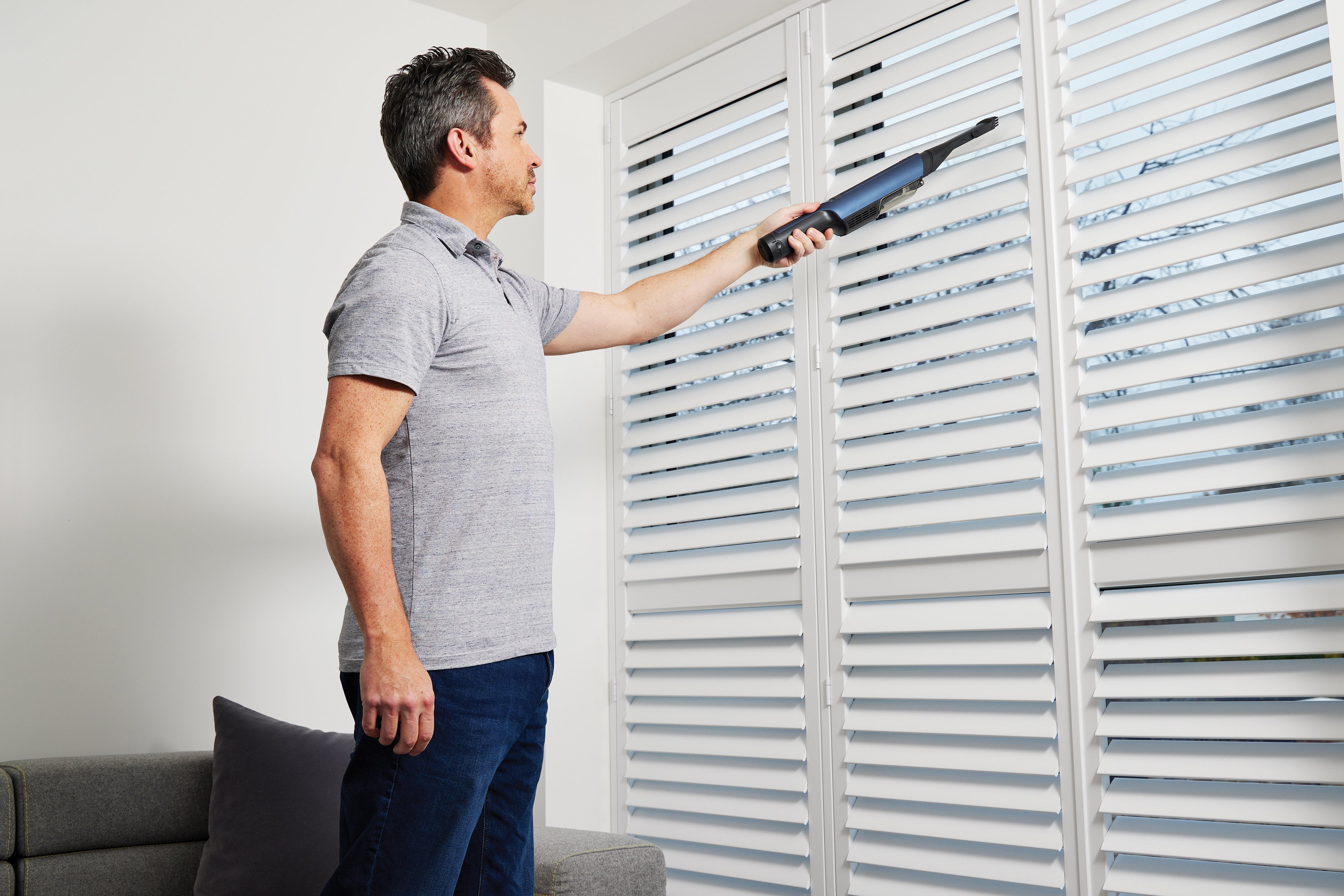 EAN 0622356245876 - Shark WV270EU aspiradora de mano Azul Sin bolsa imagen 14