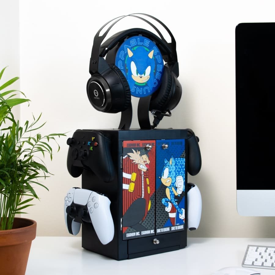 Soporte Para Accesorios De Taquilla Para Juegos Sega - Sonic The Hedgehog