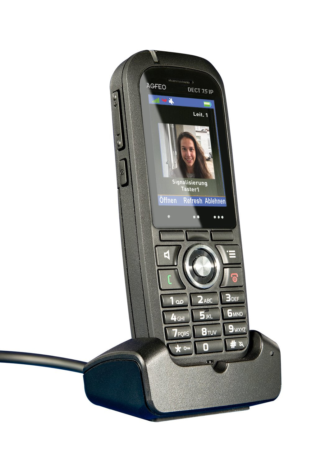 Agfeo Dect 75 Ip Teléfono Ip Negro Tft