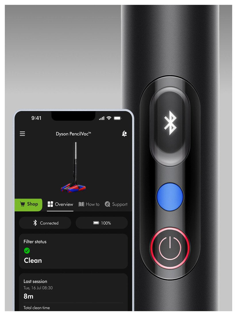 Dyson Pencilvac Fluffycones - Stabstaubsauger - Schwarz, Grau