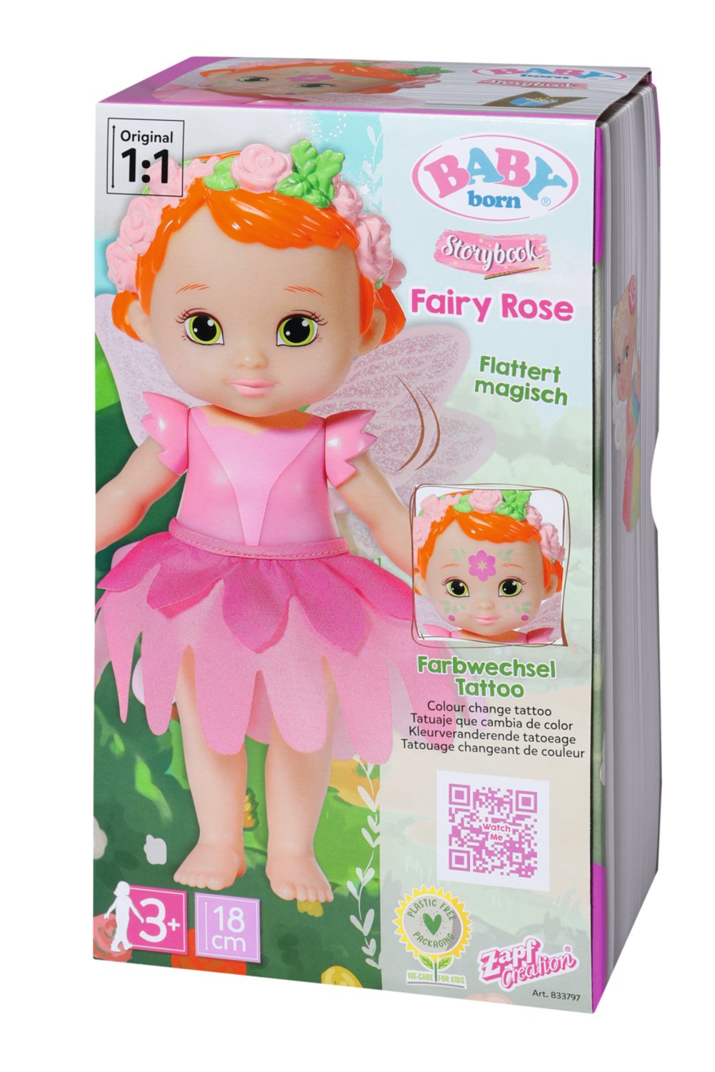 Muñeca Zapf Creation Baby Born® Storybook Fairy Rose 18cm, 833797