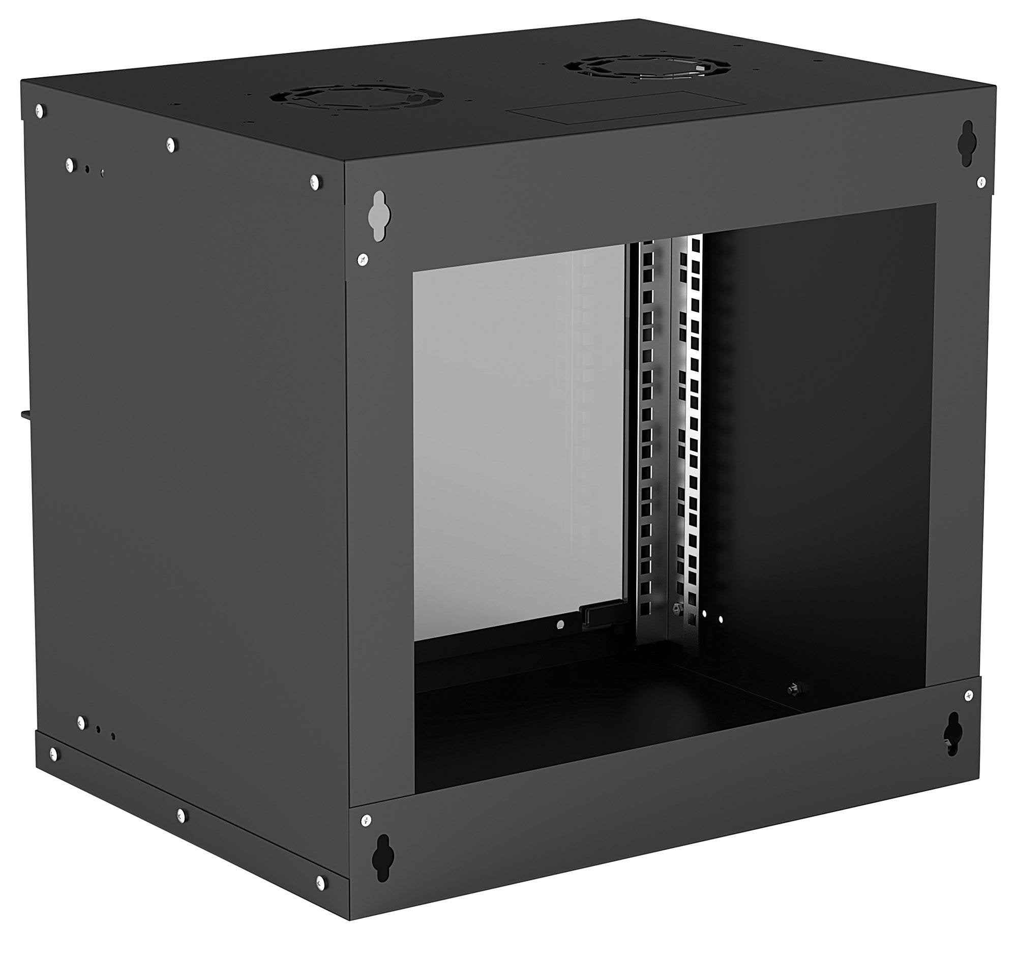 EAN 0766623714174 - Intellinet 714174 armario rack 9U Bastidor de pared Negro imagen 2