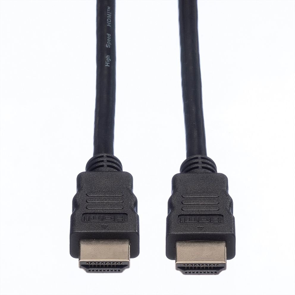 Roline Hdmi High Speed Cable Mit Ethernet Schwarz 15m