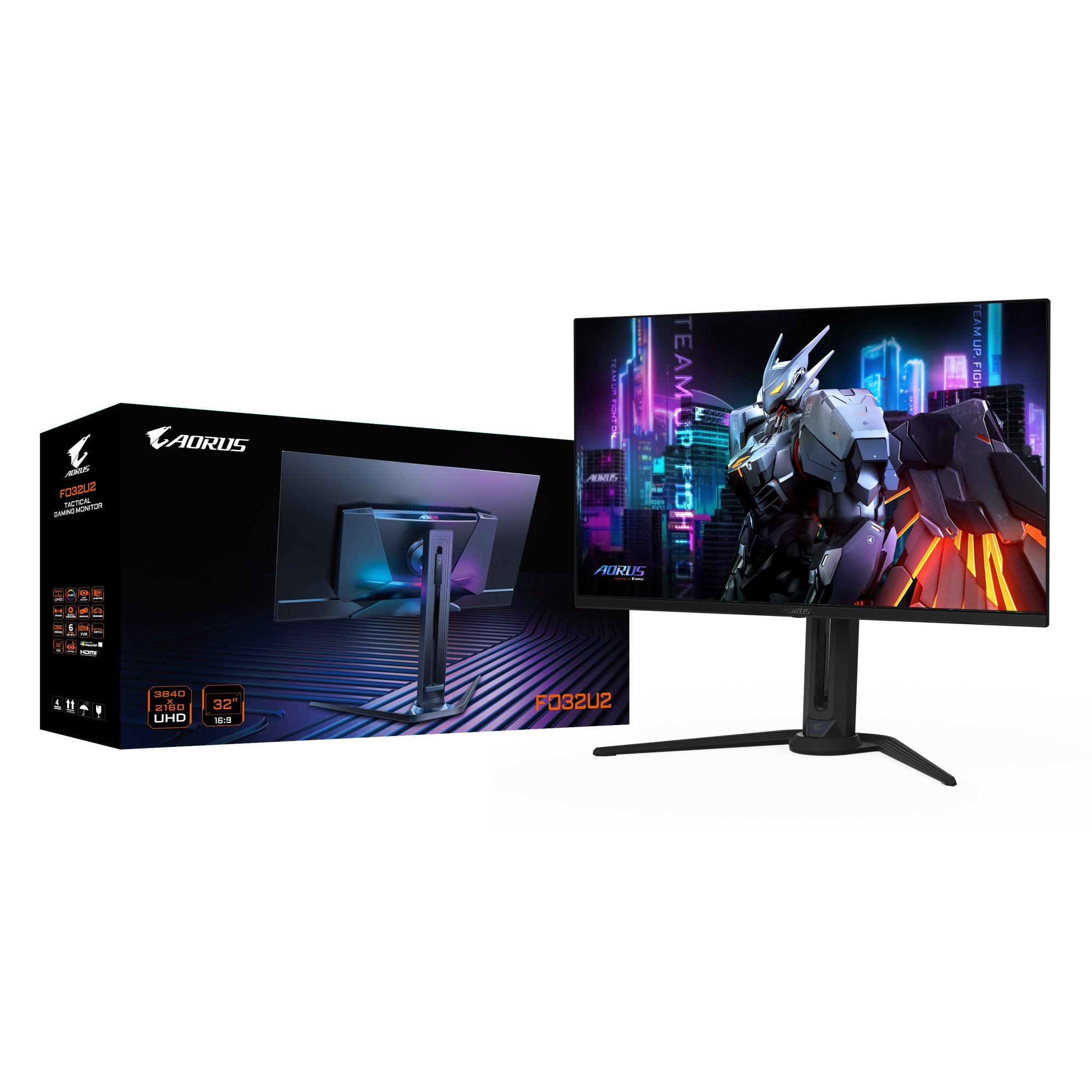 EAN 4719331858117 - GIGABYTE FO32U2 pantalla para PC 80 cm (31.5") 3840 x 2160 Pixeles 4K Ultra HD Negro imagen 8