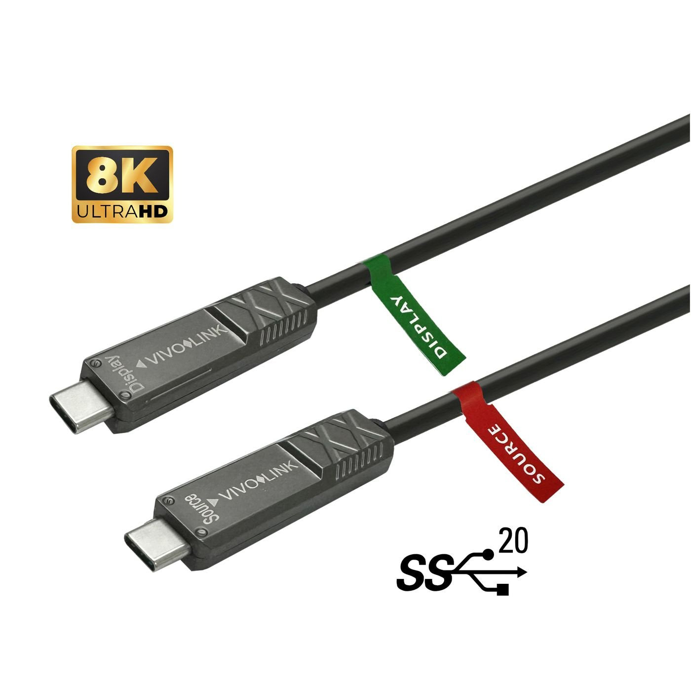 Usb-C To Usb-C Cable 8m For Av