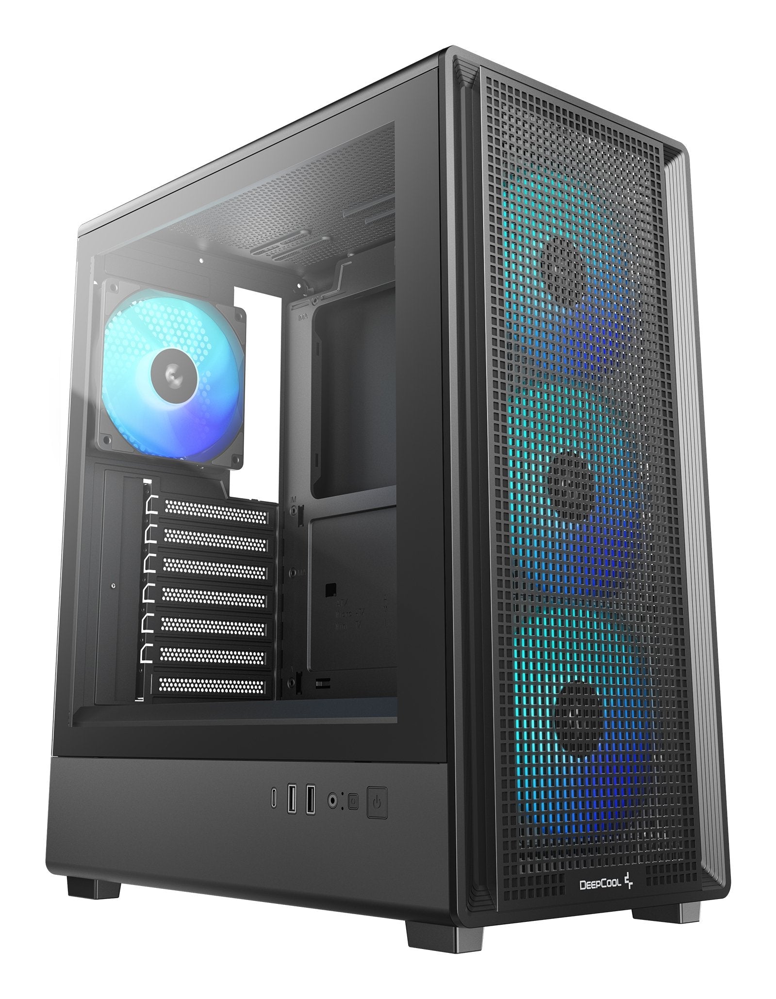 Deepcool R-Cc550bkana4-G Cc550 4f Mid Tower Case, Black
