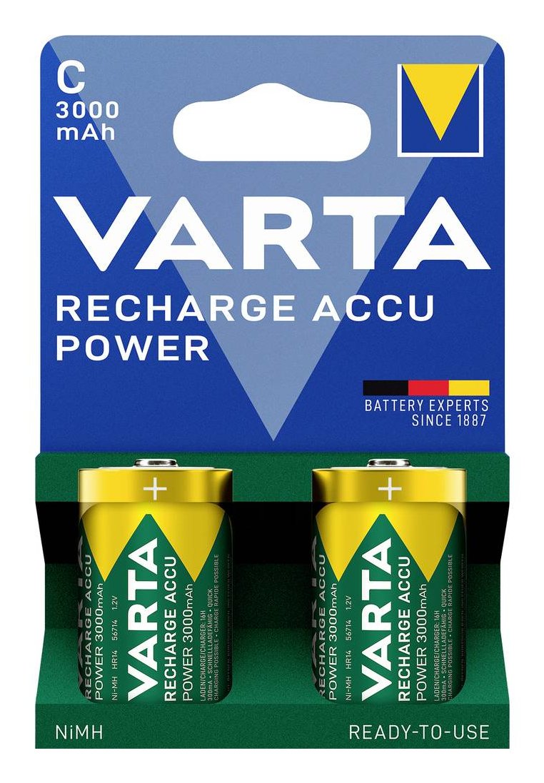 EAN 4008496133529 - Varta 56714 101 412 pila doméstica Batería recargable C Níquel-metal hidruro (NiMH) imagen 1