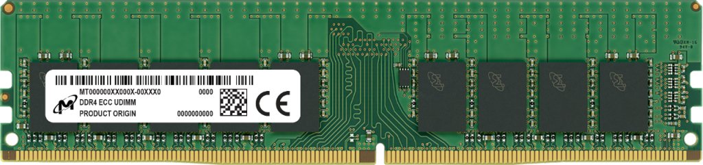 Memoria Micron Ddr4 16 Gb Dimm De 288 Contactos 3200 Mhz / Pc4-25600 Cl22 Ecc