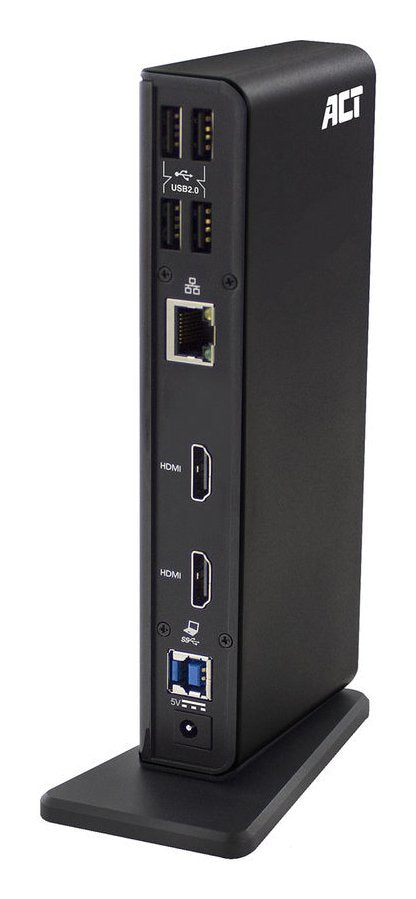 Docking Station Usb-C And Usb-A Displaylink 2x Hdmi 3x Usb-A 3.2 Gen 1 4x Usb-A 2.0 Gigabit Ethernet 3.5mm
