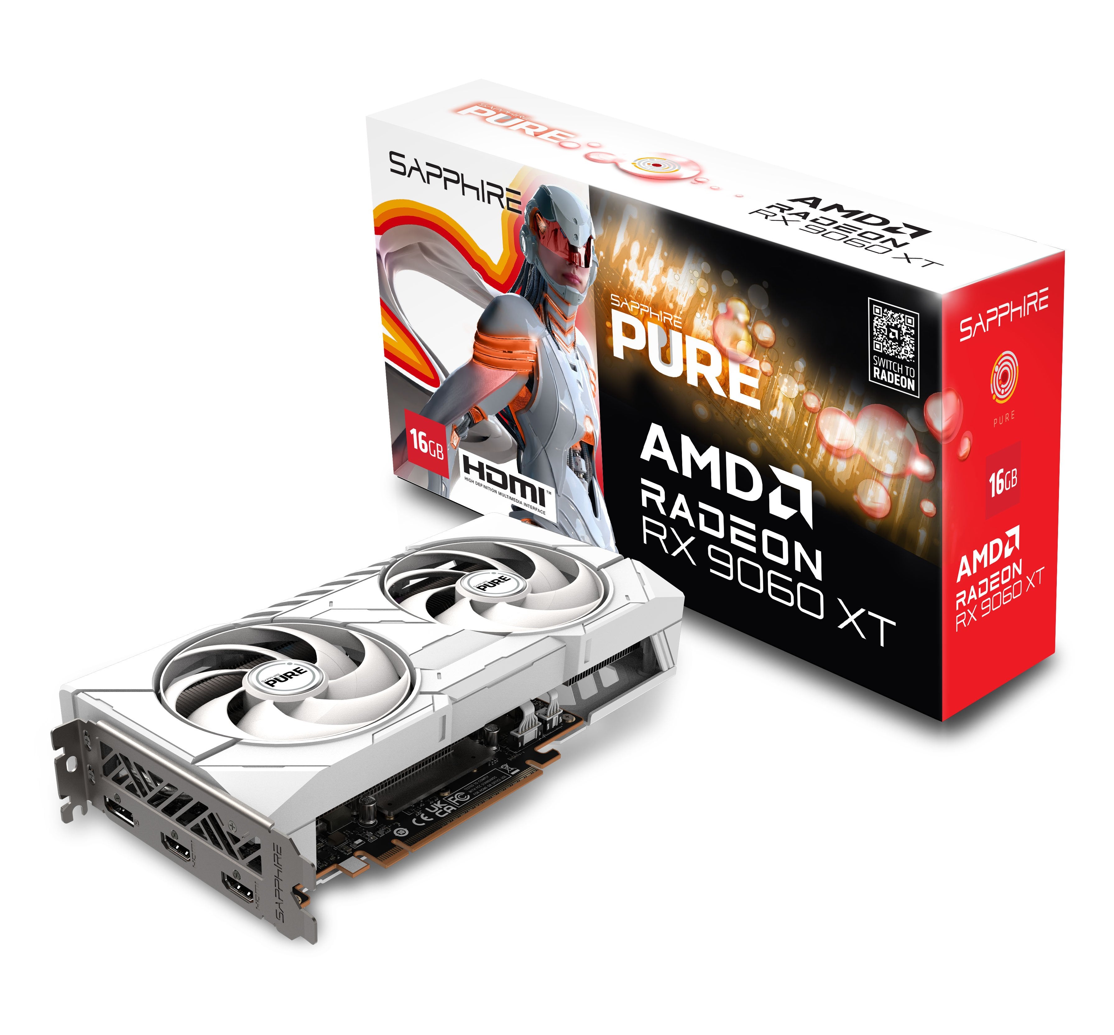 EAN 4895106296442 - Sapphire PURE AMD Radeon RX 9060 XT GPU 16 GB GDDR6 imagen 8