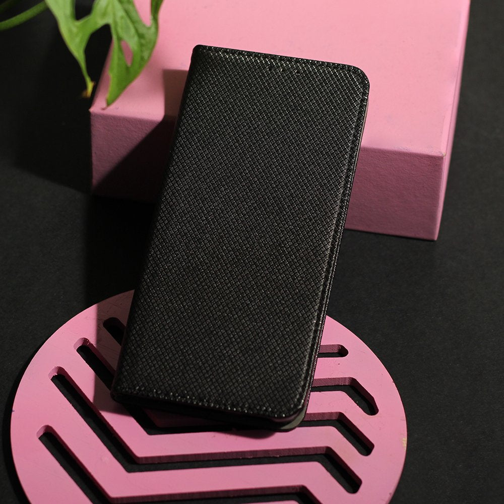 Funda Tipo Libro Con Soporte Magnética Negro Compatible Apple Iphone 13 - Jaym®