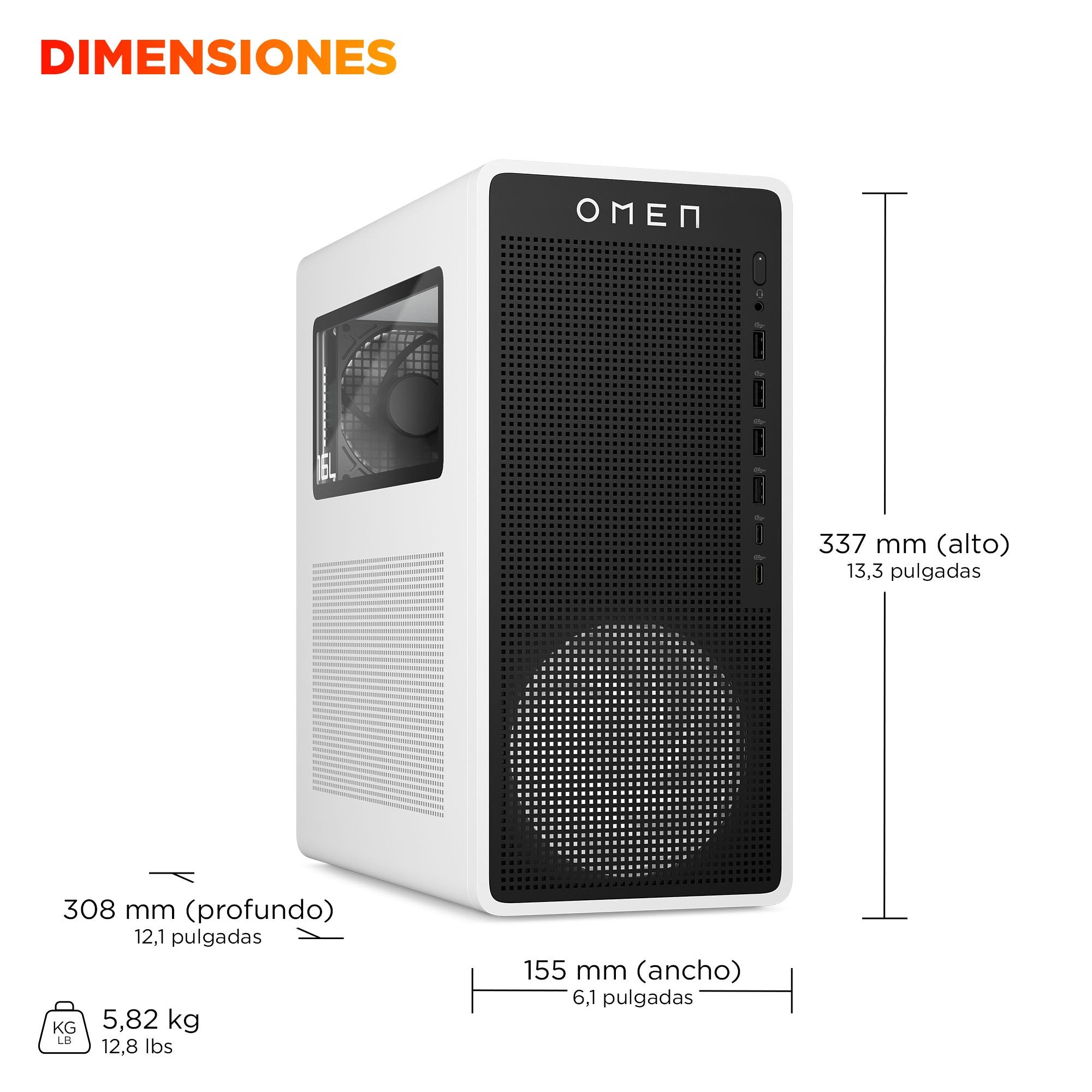 EAN 0199764264404 - HP OMEN 16L Gaming Desktop PC TG03-0088ns PC Intel Core Ultra 5 225F 16 GB DDR5-SDRAM NVIDIA GeForce RTX imagen 5