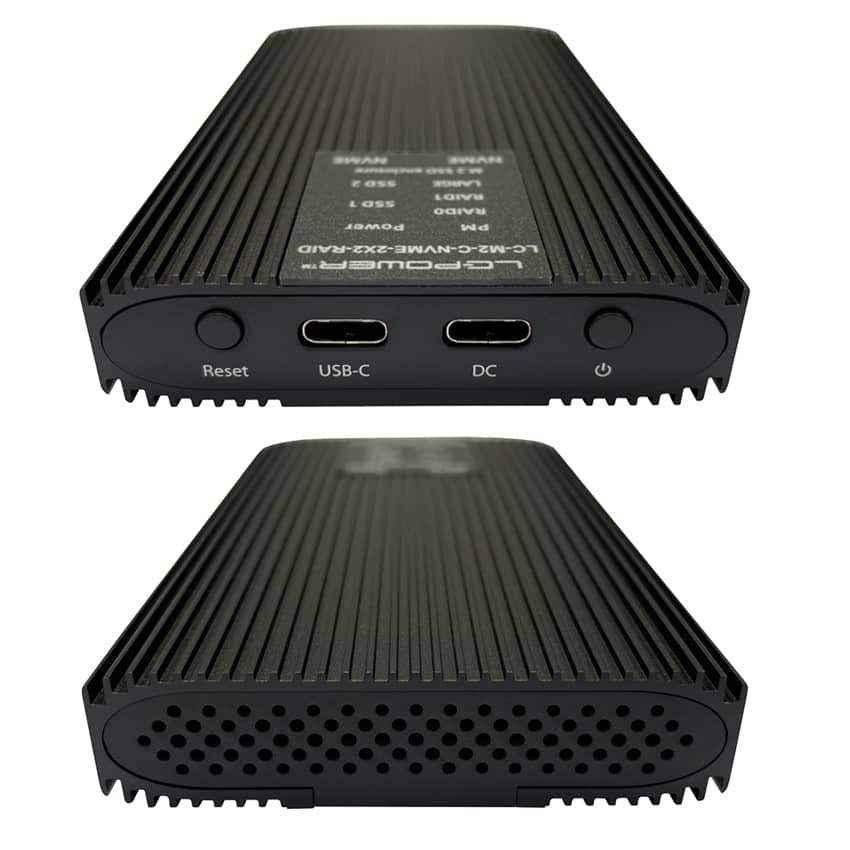 EAN 4262443280098 - LC-Power LC-M2-C-NVME-2X2-RAID caja para disco duro externo Caja externa para unidad de estado sólido (SS imagen 10