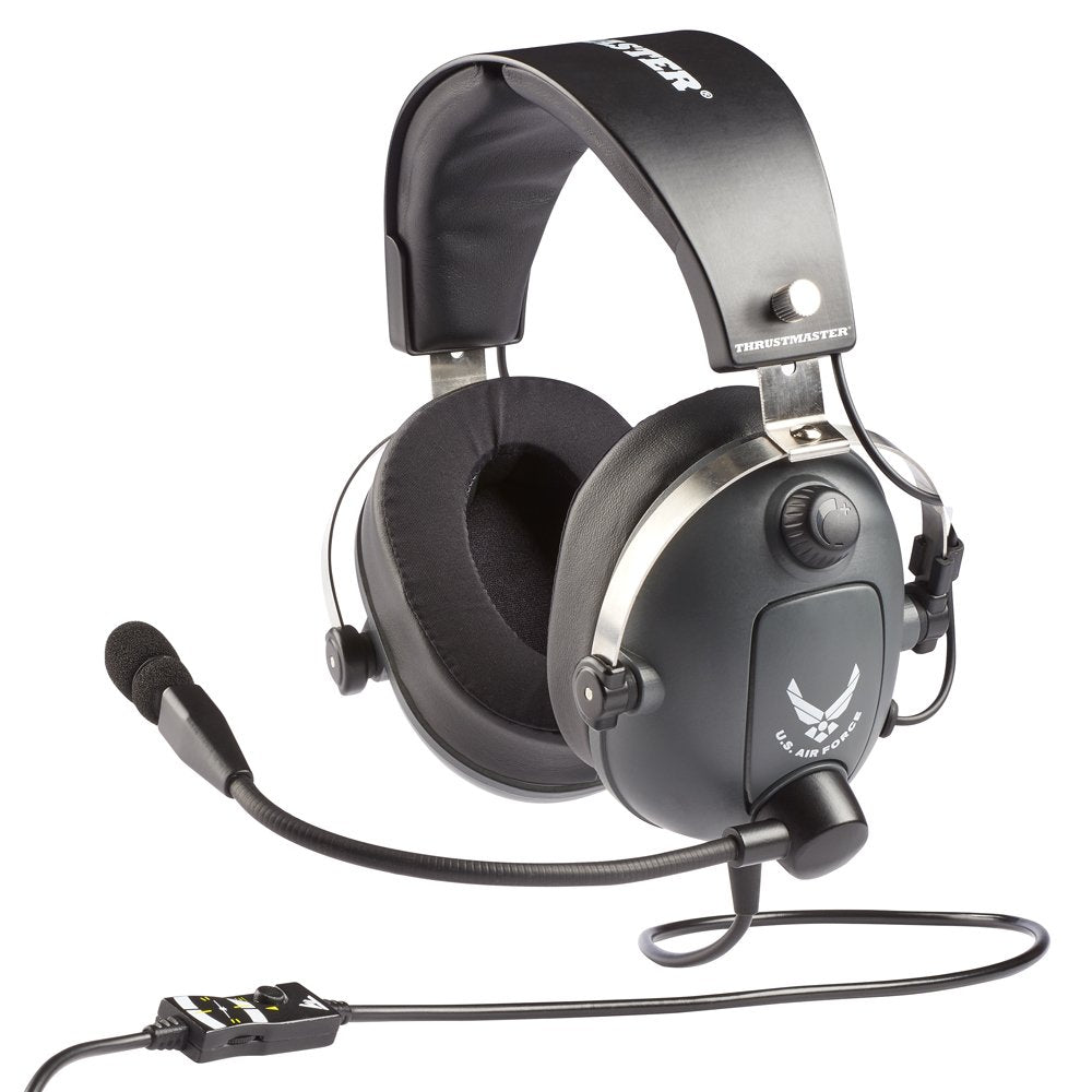 EAN 3362934002695 - Thrustmaster T.Flight U.S. Air Force Auriculares Alámbrico Diadema Aviación/Control de tráfico aéreo Negr imagen 1