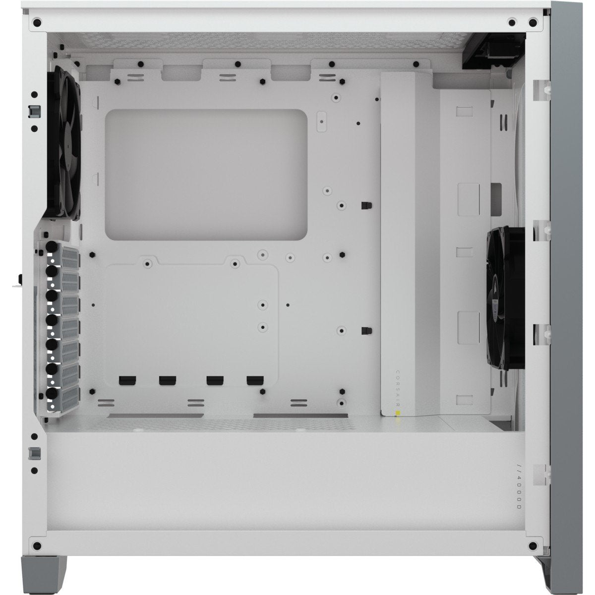 Caja Pc Corsair 4000d Airflow Midi Tower Blanco Corsair Crystal 4000d Airflow Mid-Tower Cristal Templado Blanca Cc-9011201-Ww
