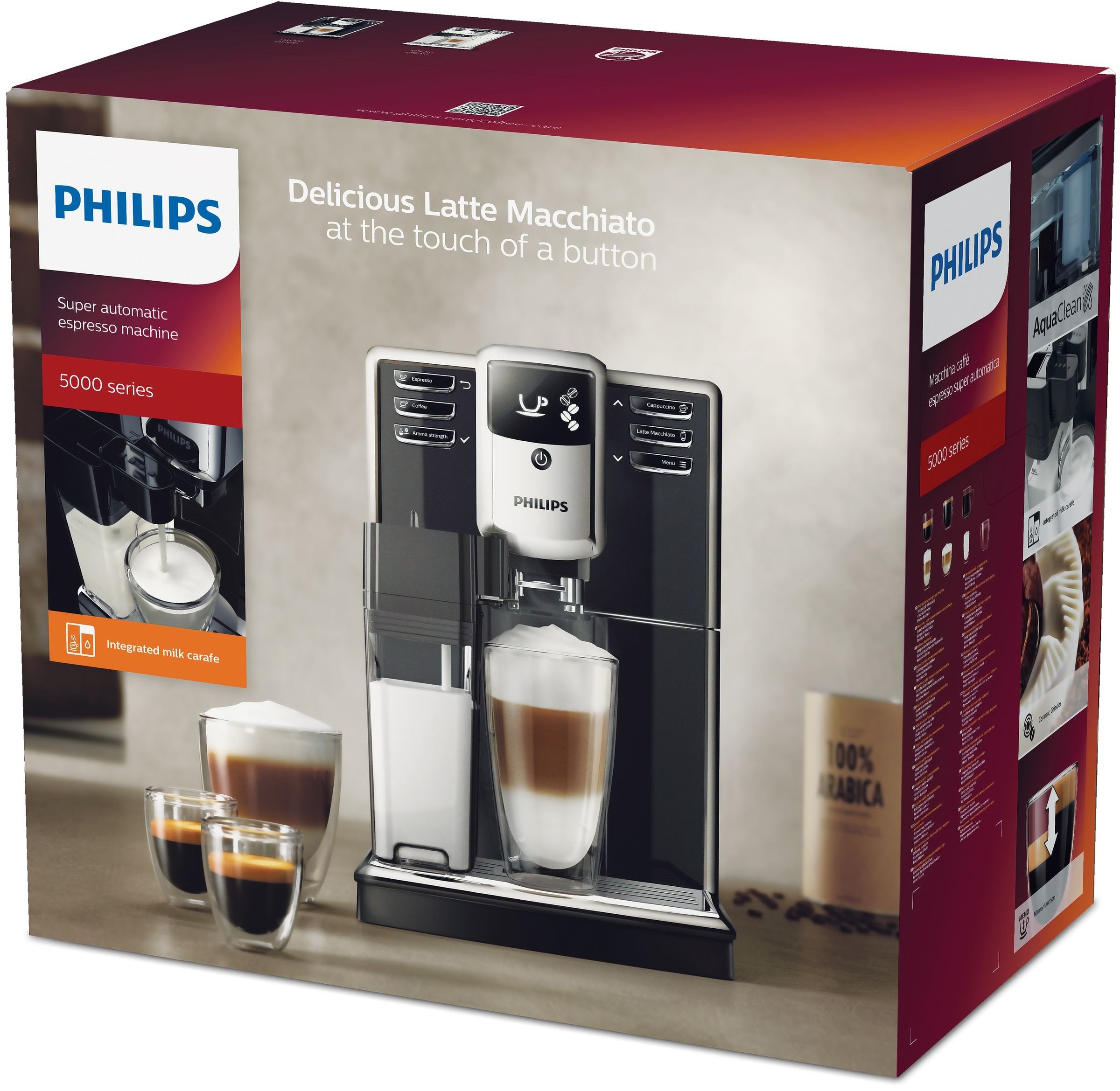 EAN 8710103859178 - Philips 5000 series EP5363/10 cafetera eléctrica Totalmente automática Máquina espresso 1,8 L imagen 2