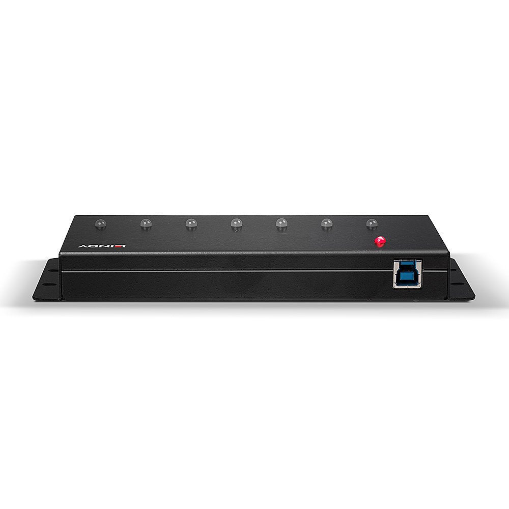EAN 4002888431286 - Lindy 43128 hub de interfaz 5000 Mbit/s Negro imagen 4
