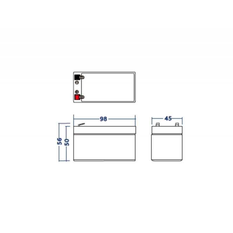 Green Cell Agm41 Batería Para Sistema Ups Sealed Lead Acid (Vrla) 12 V 1,3 Ah