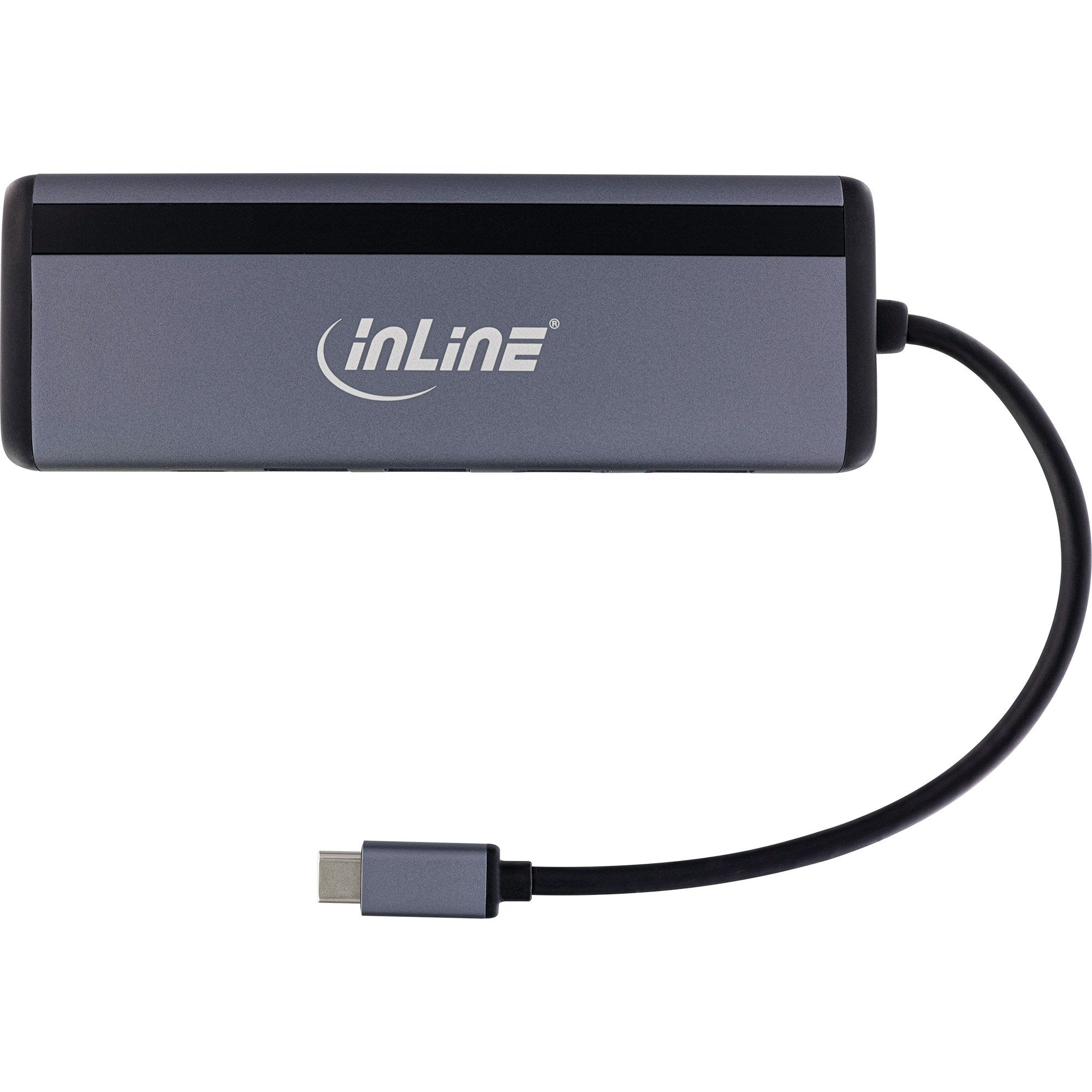 Inline® 8-In-1 Usb-C Multihub Dockingstation, Hdmi, Displayport, Usb 3.2, Pd 3.0 100w, Mst