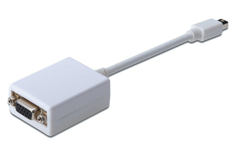 EAN 4016032328605 - ASSMANN Electronic AK-340412-001-W adaptador de cable de vídeo 0,15 m Mini DisplayPort VGA (D-Sub) Blanco imagen 1