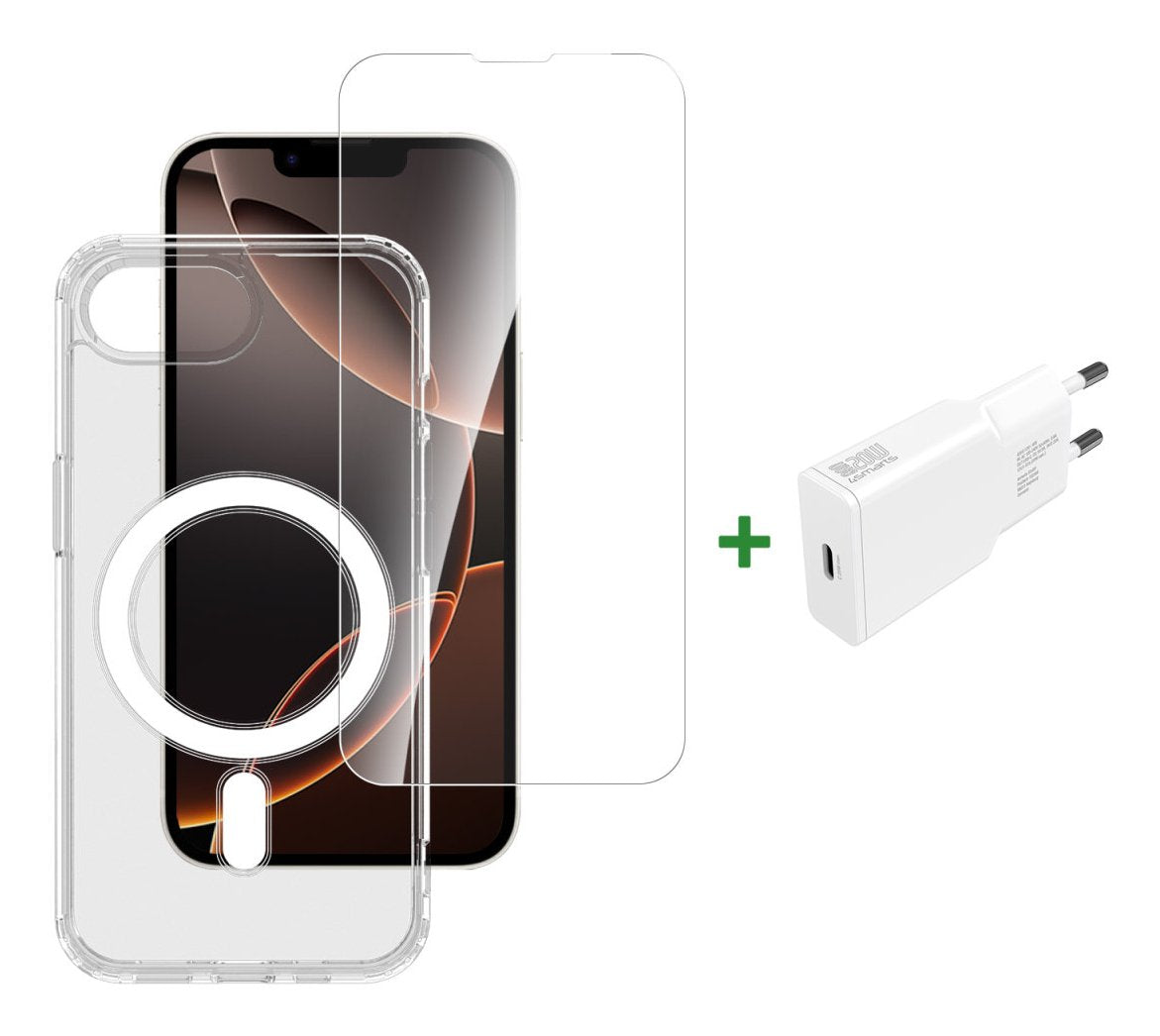 EAN 4252011910663 - 4smarts 541359 kit arrancador para teléfono móvil Transparente, Blanco imagen 1