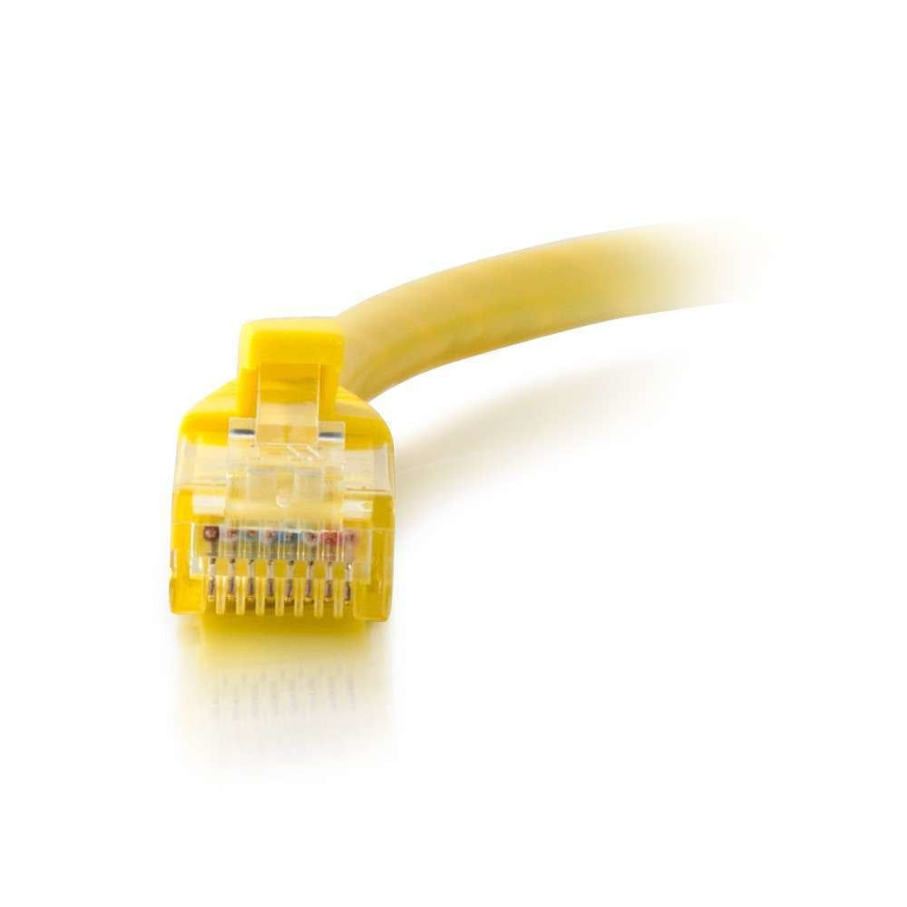 C2g Cat6 Booted Unshielded (Utp) Network Patch Cable Cable De Interconexión Rj-45 (M) A Rj-45 (M) 1 M Utp Cat 6 Moldeado Sin Enganches Trenzado Amarillo