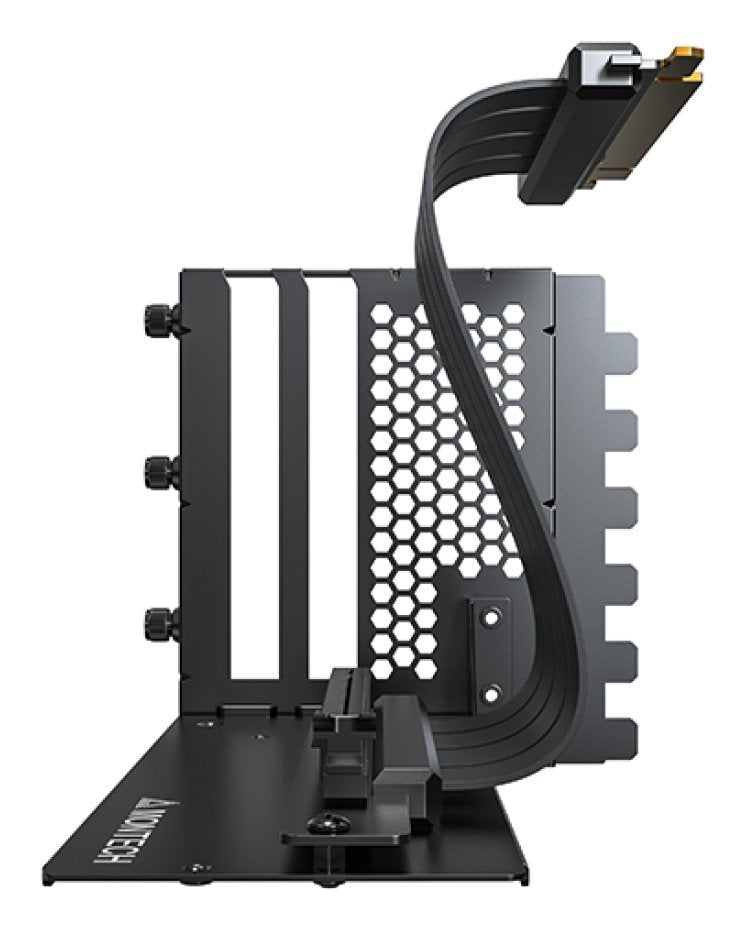 Montech Kit De Montaje Vertical De Gpu, Cable Vertical Pcie 4.0 Negro, 20 Cm Vertical Gpu Mounting Kit (B)