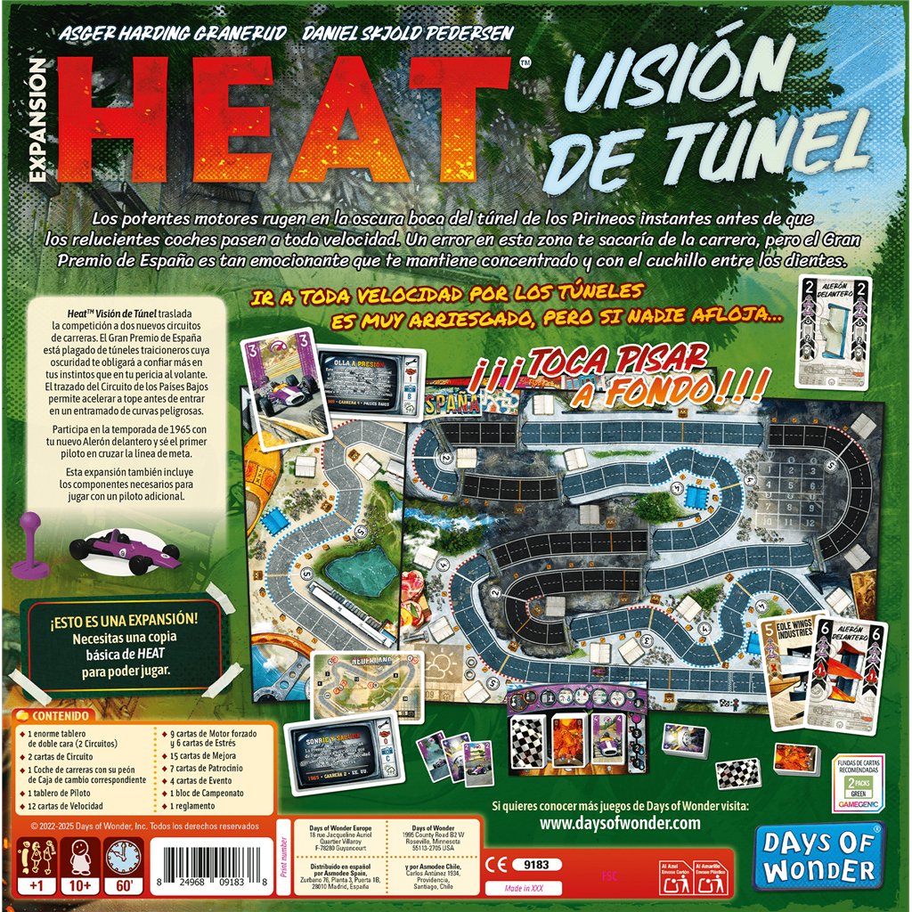 Juego De Mesa Heat: Visión Túnel