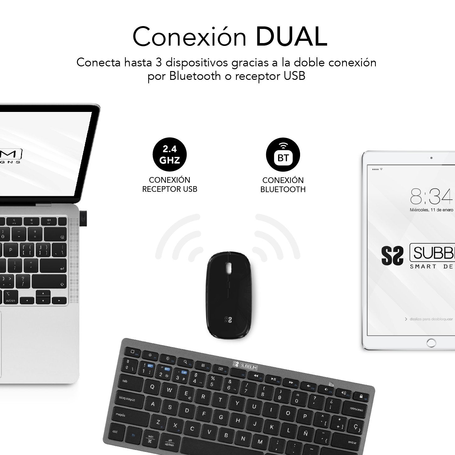 EAN 8436586742171 - SUBBLIM SUBKBC-OCO020 teclado imagen 2