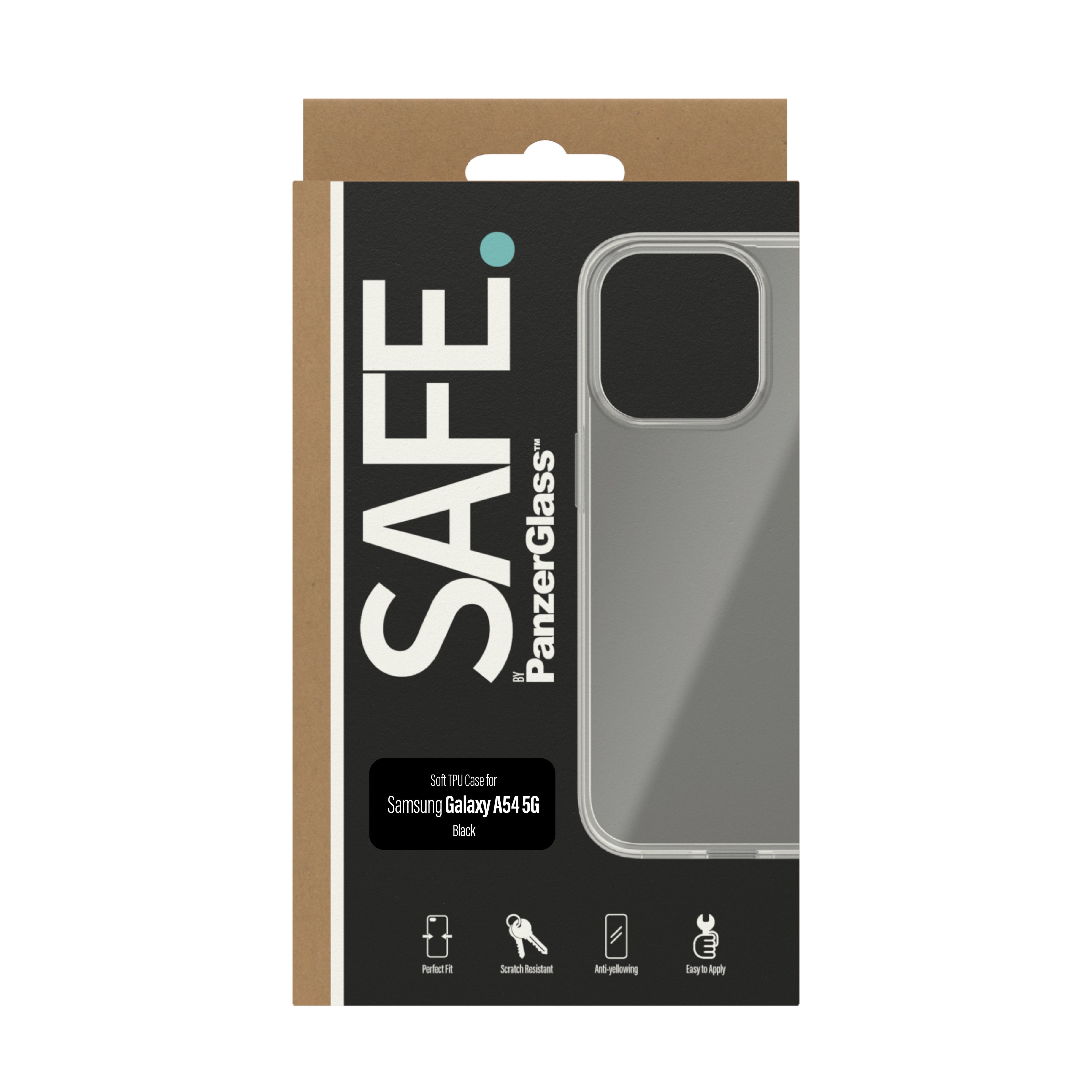 EAN 5711724954610 - PanzerGlass SAFE. by ® TPU Case Black Samsung Galaxy A54 5G funda para teléfono móvil Negro imagen 3