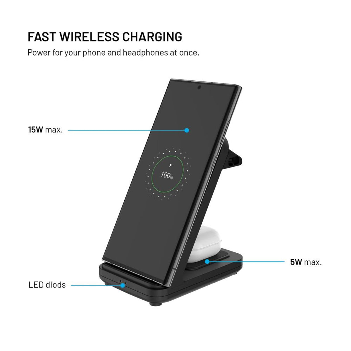 EAN 8591680182077 - FIXED FIXPOS-U-BK cargador de dispositivo móvil Reloj inteligente, Smartphone, Auriculares Negro USB Carg imagen 4