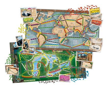 Juego De Mesa Aventureros Al Tren! La Vuelta Al Mundo Pegi 8