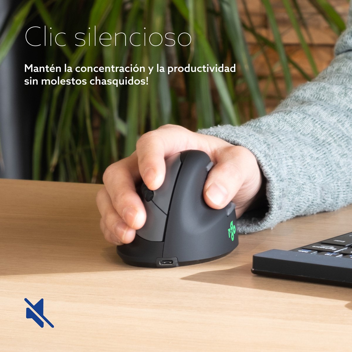EAN 8719274490470 - R-Go Tools RGOHELAWL ratón mano derecha Óptico 2400 DPI imagen 9