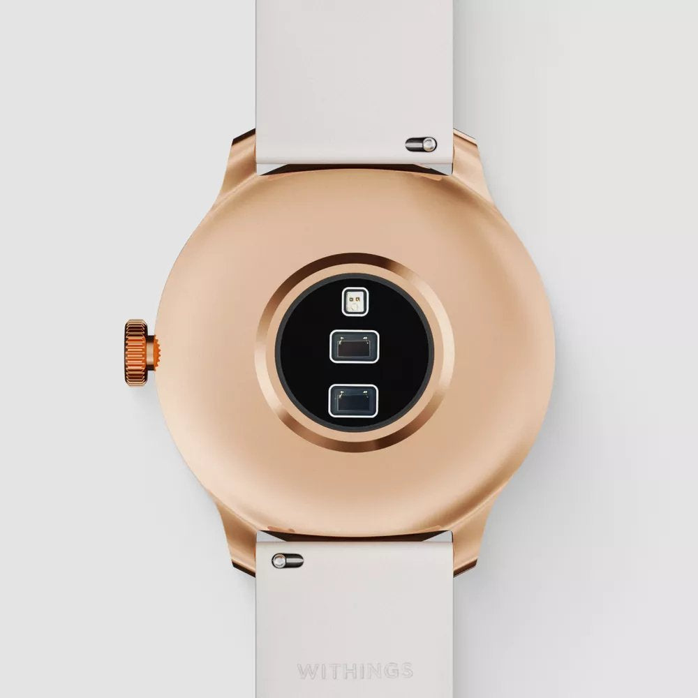 Withings Scanwatch Light, Rose Gold Blanco