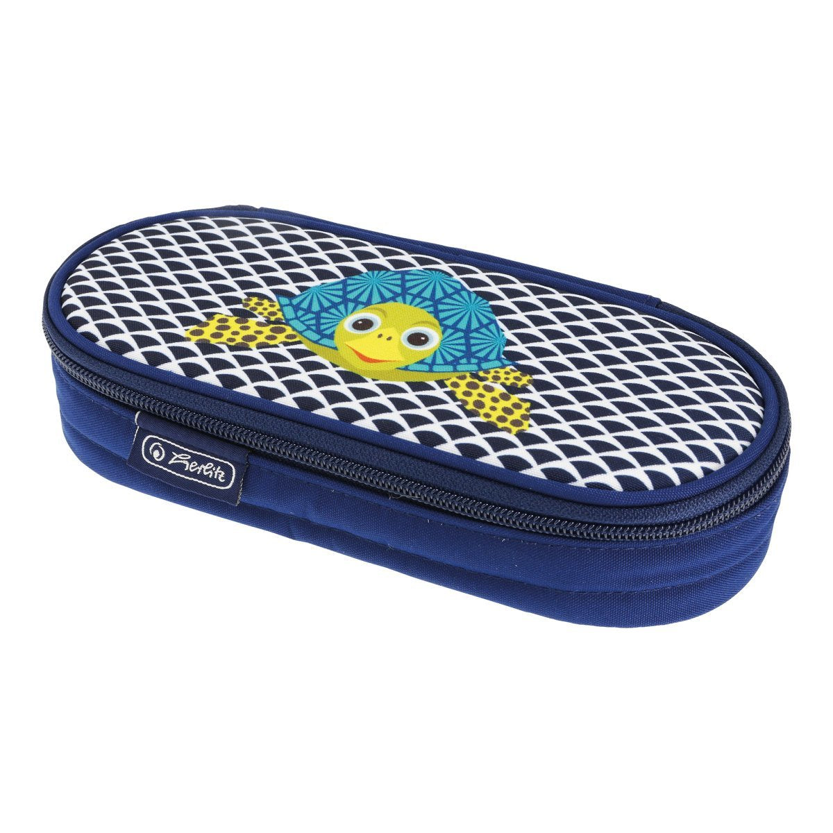 Herlitz 50038435 Caja De Lápices Estuche Suave Poliéster Azul