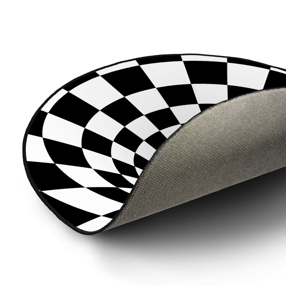 Sharkoon Skiller Sfm12 3d Vortex, Alfombra Protectora Negro/Blanco