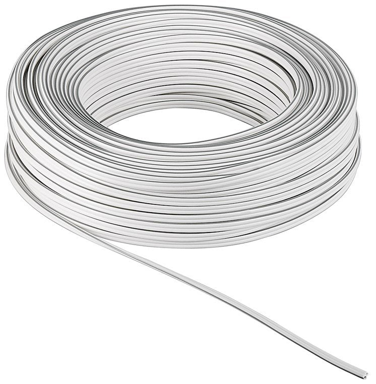 Bobina De 25 Metros Cable Altavoz Blanco 2x0,75mm Cca-Pvc Cpr Eca Goobay