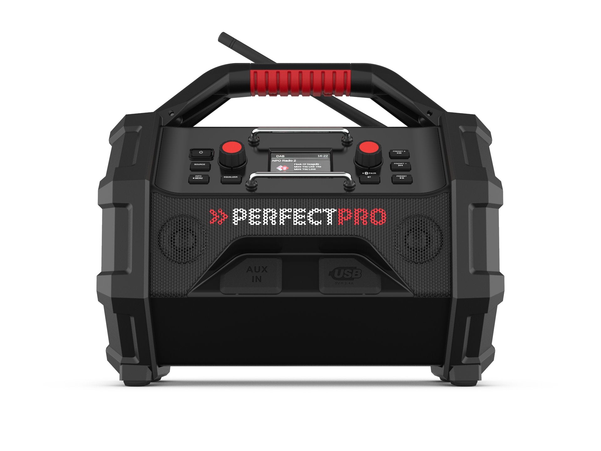 EAN 8719689465629 - Perfectpro ROCKTAGON Lugar de trabajo Digital Negro, Rojo imagen 8