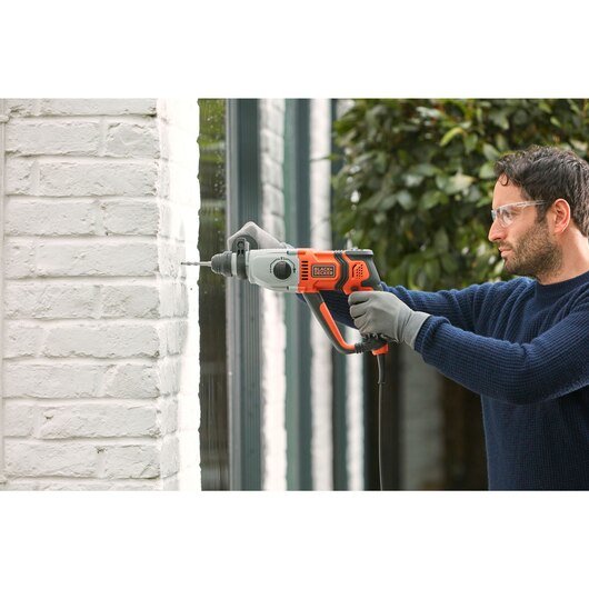 Martillo Black+Decker Behs02k-Qs, Perforador Negro/Naranja