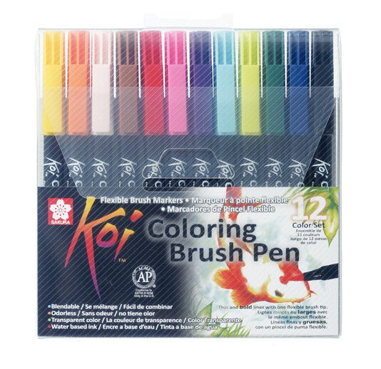 EAN 0084511391772 - Talens XBR12A marcador 12 pieza(s) Punta de pincel Multicolor imagen 2