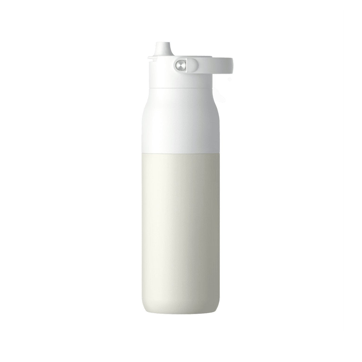 Larq Purevis 2 Uso Diario, Fitness, Senderismo, Deportes 1000 Ml Acero Inoxidable Beige, Blanco