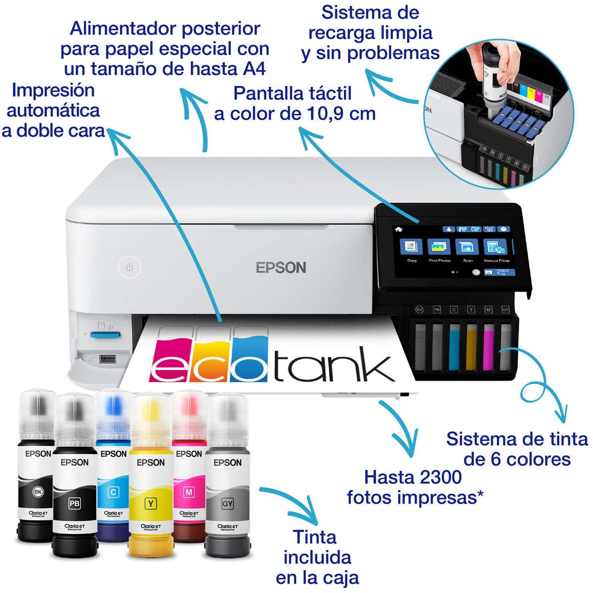 EAN 8715946676708 - Epson EcoTank ET-8500 imagen 20