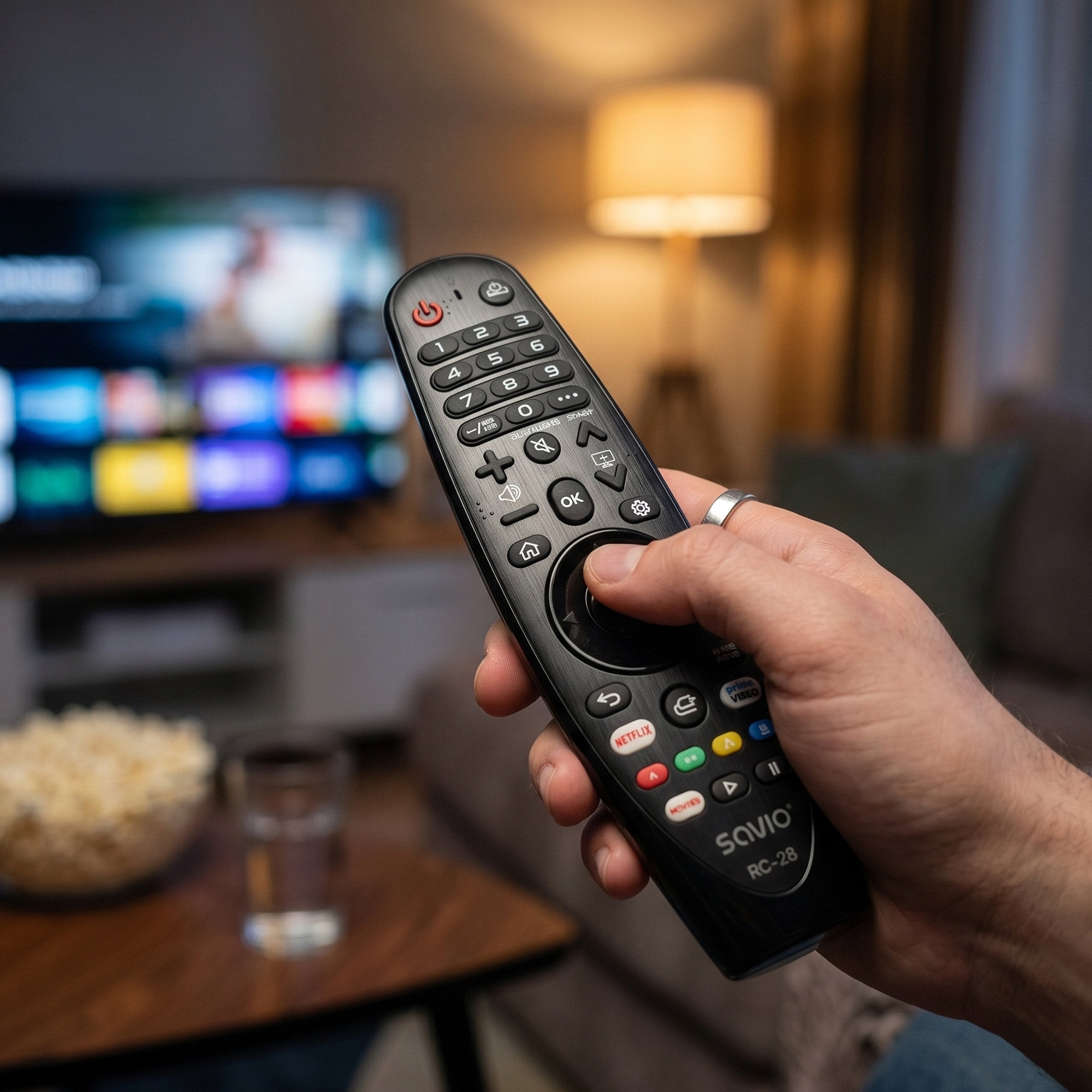 Mando A Distancia Universal / De Repuesto Para Tv Lg Smart Tv Savio Rc-28
